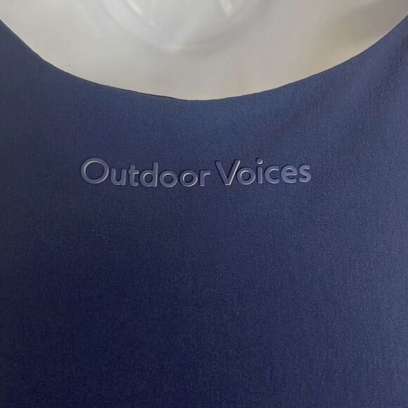 Outdoor Voices XL Navy Blue Ace Pleated Hem Mini Dress NWT Tennis Gym Athleisure - Picture 8 of 14